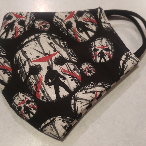 Face Mask Jason Voorhees Halloween Best Earloops - Picture 3 of 3